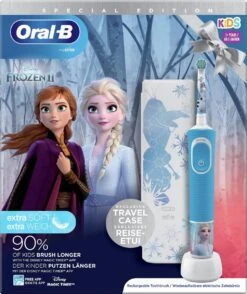 Oral B Oral-B Kids Frozen 2 - Elektrische Tandenborstel - Powered By Braun - 1 Handvat En 1 Opzetborstel 26 Oral B Oral-B Kids Frozen 2 - Elektrische Tandenborstel - Powered By Braun - 1 Handvat En 1 Opzetborstel -Mondverzorgings Winkel 1007x1200