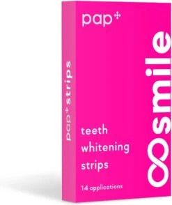 Teeth Whitening Strips - PAP+ - Professionele Tandenbleek Strips - Tanden Bleken - Wittere Tanden - Tand & Tandvlees Vriendelijk - Zonder Peroxide - Gemakkelijk & Overal Te Gebruiken - Pap Tanden Whitening Strips -Mondverzorgings Winkel 1008x1200