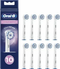Oral B Oral-B Sensitive Clean - Met CleanMaximiser-technologie - Opzetborstels - 10 Stuks - Brievenbusverpakking -Mondverzorgings Winkel 1057x1200 1