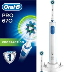 Oral B Oral-B PRO 670 CrossAction - Elektrische Tandenborstel - Met 2 Opzetborstels 16 Oral B Oral-B PRO 670 CrossAction - Elektrische Tandenborstel - Met 2 Opzetborstels -Mondverzorgings Winkel 1063x1200