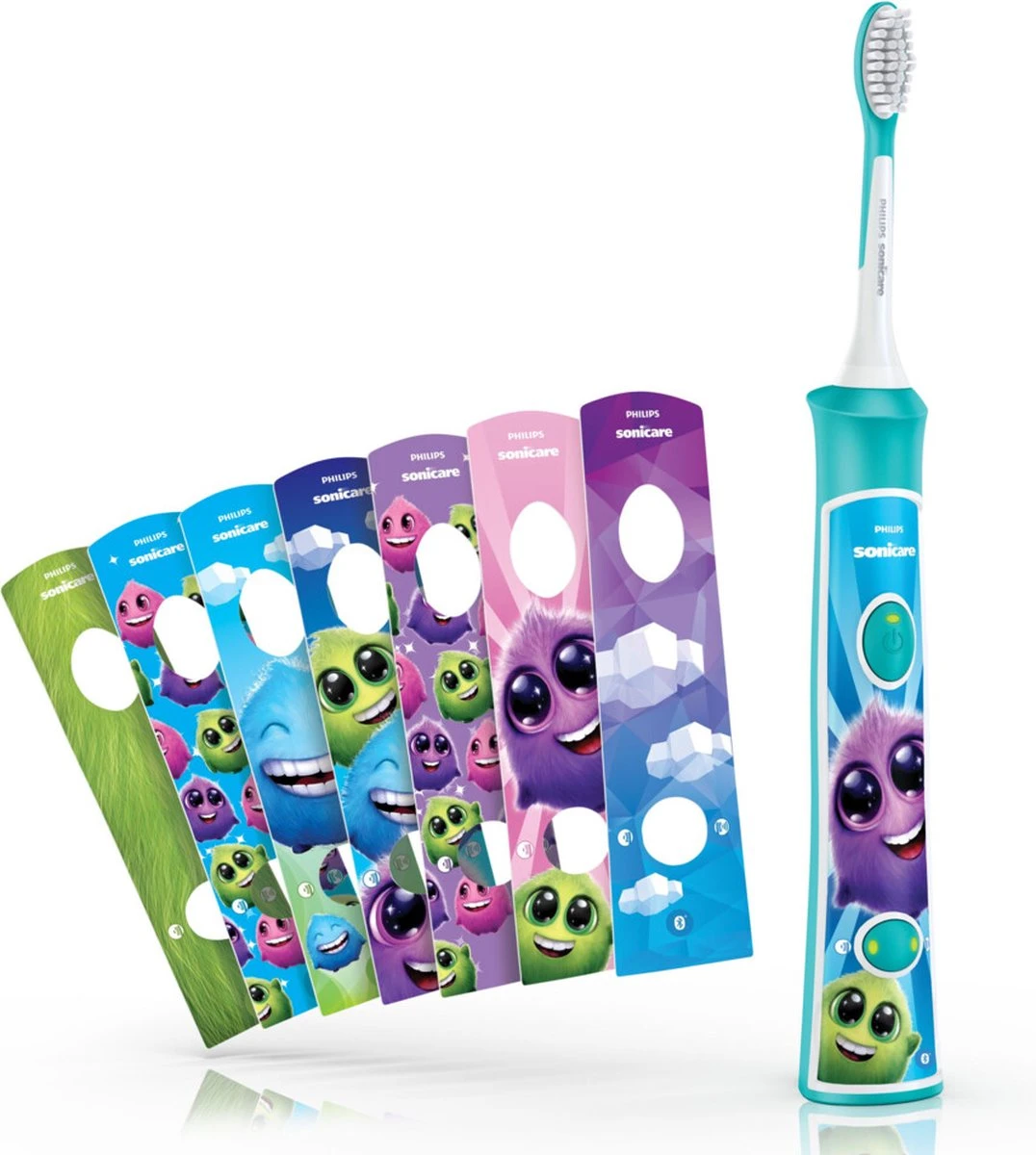 Philips Sonicare For Kids HX6322/04 - Elektrische Tandenborstel - Blauw - Incl. Extra Opzetborstel 14 Philips Sonicare For Kids HX6322/04 - Elektrische Tandenborstel - Blauw - Incl. Extra Opzetborstel - Afbeelding 12