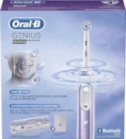 Oral B Oral-B Genius 10200W Orchid Purple Elektrische Tandenborstel Paars/Wit -Mondverzorgings Winkel 1086x1200