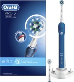 Oral B Oral-B Pro 2 2700 CrossAction - Elektrische Tandenborstel - Blauw, Wit 24 Oral B Oral-B Pro 2 2700 CrossAction - Elektrische Tandenborstel - Blauw, Wit -Mondverzorgings Winkel 1089x1200 1