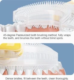 Tandenborstel Kind-Handtandenborstel Voor Kinderen-2 Tot 12 Jaar-Zachte Silliconen-Baby Tandenborstel-Tandenborstel Baby En Peuter - U-Vormig - 360 Graden-Bijtringen-peutertandenborstel-U Vorm -Mondverzorgings Winkel 1104x1200 1