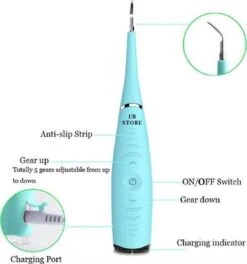 Elektrisch Tandplak Verwijderen - Flosapparaat - Slechte Adem Verhelpen - Tandsteen Weghalen - Tanden Reinigen - Thee + Koffie + Rook Aanslag Verwijderen - Gele Tanden Witten - Mond Verzorging - Tandartshaakje - Gebit Schoonmaken - EB Store -Mondverzorgings Winkel 1124x1200 4