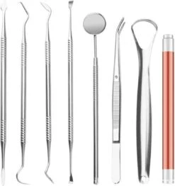 Qy Tandarts Set Voor Het Verwijderen Van Tandsteen En Verzorgen Van Het Gebit – 8 Delig In Luxe Opbergetui -Mondverzorgings Winkel 1125x1200 1