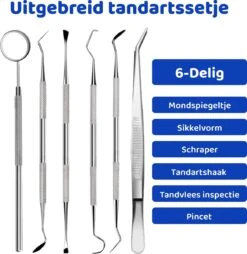 ExCorn Elektrische Tandsteen Verwijderaar - Inclusief 6-delig Tandartsset - 3 Standen - Elektrisch Tandplak Verwijderen - Tanden Polijsten -Mondverzorgings Winkel 1168x1200 3