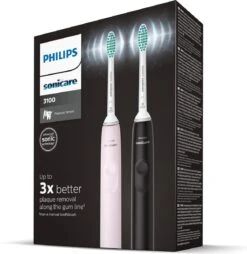 Philips Sonicare Series 3100 HX3675/15 - Elektrische Tandenborstel - Zwart & Roze - Duopack 25 Philips Sonicare Series 3100 HX3675/15 - Elektrische Tandenborstel - Zwart & Roze - Duopack -Mondverzorgings Winkel 1169x1200 1