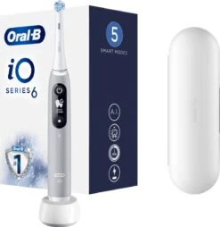 Oral B Oral-B IO - 6 - Opal Grey-Elektrische Tandenborstel Met Revolutionaire Magnetische Technologie Powered By Braun -Mondverzorgings Winkel 1169x1200