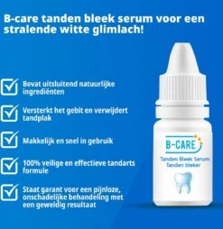 B-care Tanden Bleker – Wittere Tanden – Teeth Whitening Strips – Professioneel Resultaat - Tandsteen Verwijderaar - Zonder Peroxide - Tandenbleekset - Tanden Bleken -Mondverzorgings Winkel 1169x1200 7