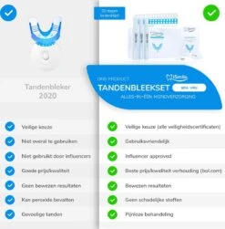 ISmile Professionele Tandenbleekset - Veilig Tanden Bleken - Zonder Peroxide - Witte Tanden - Teeth Whitening -Mondverzorgings Winkel 1180x1200 1