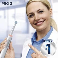 Oral B Oral-B Pro 3 - 3500 - Witte Elektrische Tandenborstel + Reisetui -Mondverzorgings Winkel 1188x1200