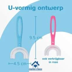 Tandenborstel Voor Kinderen - Eenvoudig, Hygiënisch En De Oplossing Voor Tandenpoetsen Bij Kinderen - BPA Vrij - BLAUW - 2 Tot 6 Jaar -Mondverzorgings Winkel 1191x1200 4