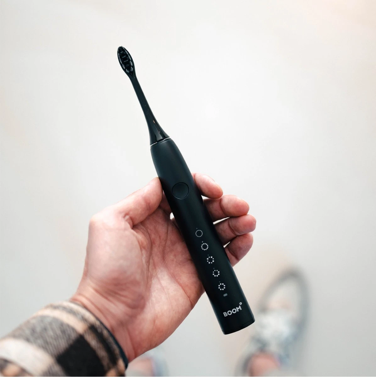 BOOMBRUSH Elektrische Tandenborstel - Zwart - 90 Dagen Batterij - Duurzaam 11 BOOMBRUSH Elektrische Tandenborstel - Zwart - 90 Dagen Batterij - Duurzaam - Afbeelding 9