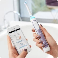Oral B Oral-B Genius 10200W Orchid Purple Elektrische Tandenborstel Paars/Wit -Mondverzorgings Winkel 1198x1200 12