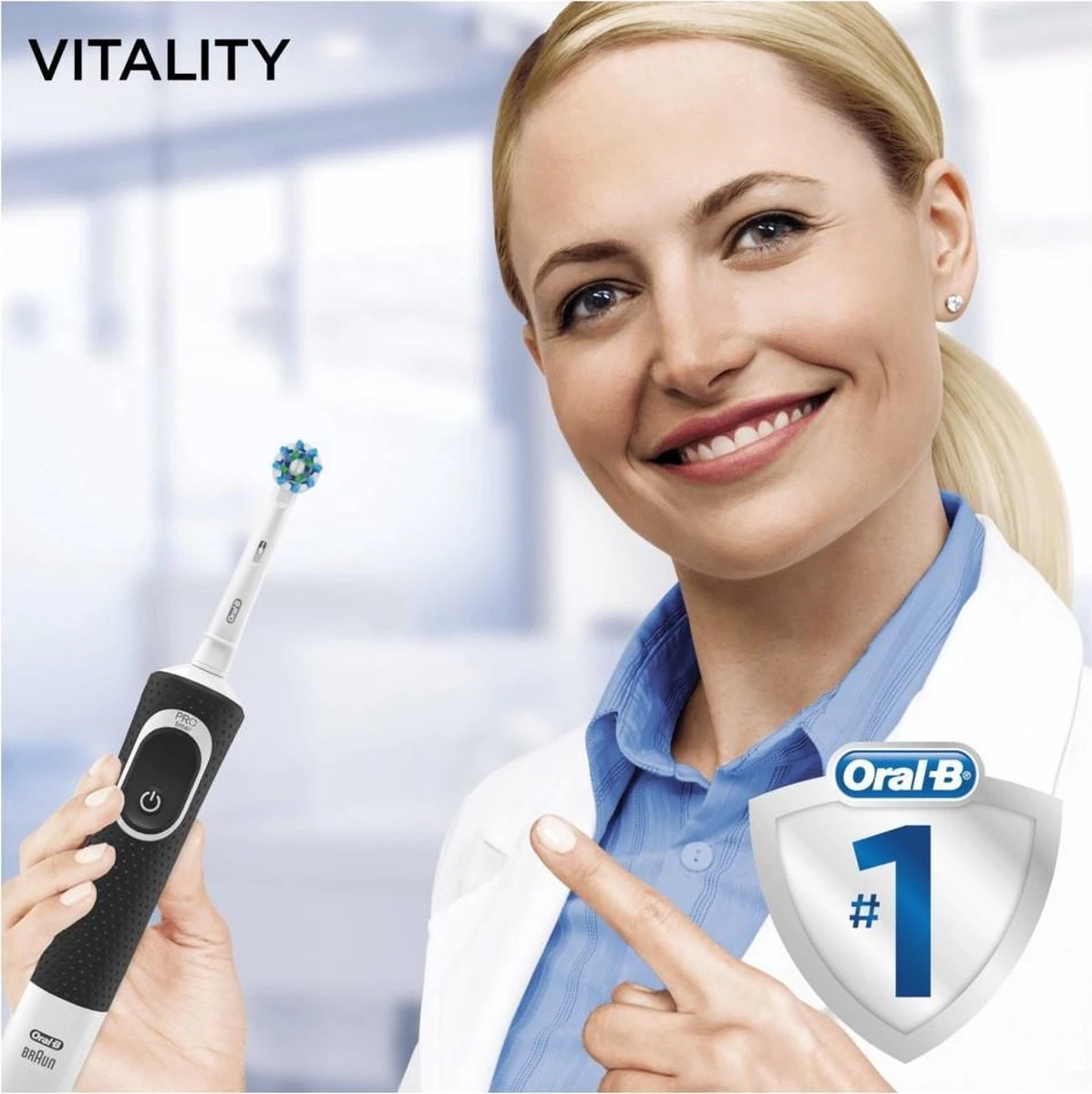Oral B Oral-B Vitality 100 CrossAction Zwart - Elektrische Tandenborstel 13 Oral B Oral-B Vitality 100 CrossAction Zwart - Elektrische Tandenborstel - Afbeelding 11