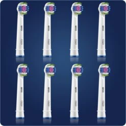 Oral B Oral-B 3D White - Met CleanMaximiser-technologie - Opzetborstels - 8 Stuks -Mondverzorgings Winkel 1198x1200 72