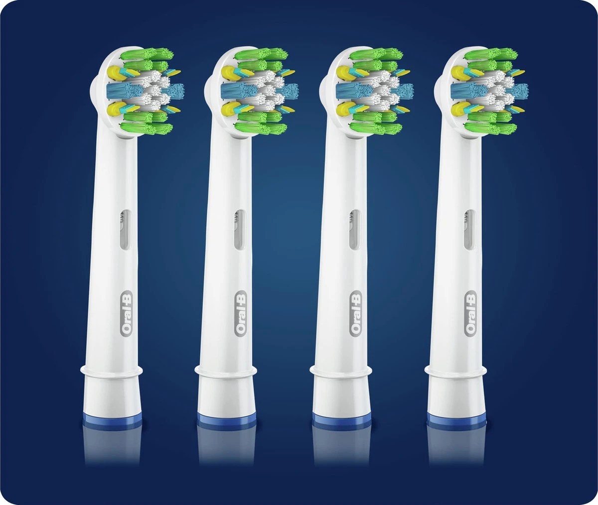 Oral B Oral-B FlossAction - Met CleanMaximiser-technologie - Opzetborstels - 4 Stuks 4 Oral B Oral-B FlossAction - Met CleanMaximiser-technologie - Opzetborstels - 4 Stuks - Afbeelding 2