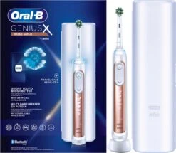 Oral B Oral-B Genius X - Elektrische Tandenborstel - Rosegold -Mondverzorgings Winkel 1200x1043