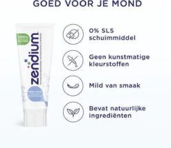 Zendium Fresh+Whitening Tandpasta- 12 X 75 Ml - Voordeelverpakking -Mondverzorgings Winkel 1200x1046 2