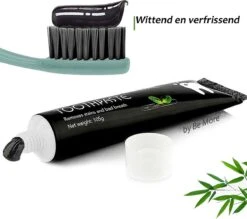 - Charcoal Mint Tandpasta - Witte Tanden - Houtskool Tand Bleker - Charcoal Toothpaste - Teeth Whitening - Charcaol Tandpasta Whitening - Frisse Adem - Bamboe Tandsteen Verwijderaar - Wittere Tandjes - Bamboo Tandbleek -Mondverzorgings Winkel 1200x1066
