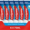 Colgate® Colgate Caries Protection Tandpasta - 6 X 75 Ml - Voordeelverpakking -Mondverzorgings Winkel 1200x1077