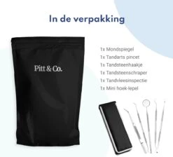 Tandarts Setje - Professioneel - Tandsteen Verwijderaar – Mondspiegel – Tandartshaakje – Tandsteenhaakje - Gebitsverzorging – Inclusief Luxe Etui - 6-delig - RVS -Mondverzorgings Winkel 1200x1087 5