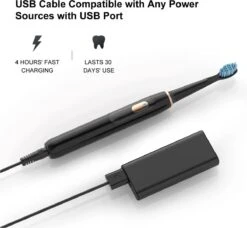 Fairywill D1 Elektrische Tandenborstel Set Met 2x Borstelopzetstuk -Mondverzorgings Winkel 1200x1107