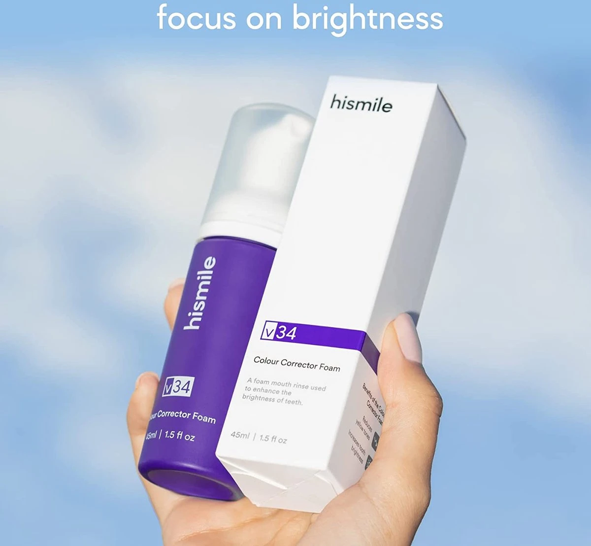 Hismile V34 Schuim Kleurcorrector - Tandvlekken Verwijderen - Paarse Tandpasta -V34 10 Hismile V34 Schuim Kleurcorrector - Tandvlekken Verwijderen - Paarse Tandpasta -V34 - Afbeelding 8