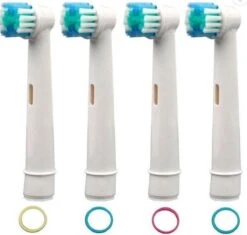 Merkloos 4 Universele Opzetborstels Geschikt Voor Oral B - Medium/Soft -Mondverzorgings Winkel 1200x1144 1