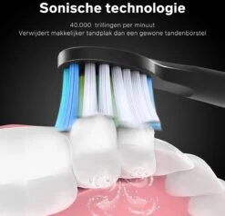 Bintoi® ISonic ProClean - Opzetborstels Elektrische Tandenborstel - 4 Stuks - Geschikt Voor Bintoi ISonic D700/D600 - Jaarvoorraad - Zwart -Mondverzorgings Winkel 1200x1156 3