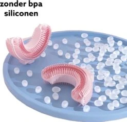 Medies - 360° U-vormige Kindertandenborstel Regenboog Roze | Baby Tandenborstel | Kindertandenborstel | Peuter Tandenborstel | U-vorm - Siliconen - Bpa Free - 2 Tot 7 Jaar -Mondverzorgings Winkel 1200x1162 2