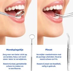 ExCorn Elektrische Tandsteen Verwijderaar - Inclusief 6-delig Tandartsset - 3 Standen - Elektrisch Tandplak Verwijderen - Tanden Polijsten -Mondverzorgings Winkel 1200x1171 2
