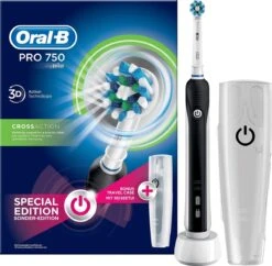 Braun Oral-B PRO 750 - Elektrische Tandenborstel - Zwart -Mondverzorgings Winkel 1200x1178 1