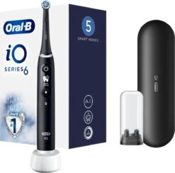 Oral B IO 6N - SMILE Black Lava Elektrische Tandenborstel Ontworpen Door Braun -Mondverzorgings Winkel 1200x1186