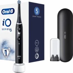 Oral B IO 6N - SMILE Black Lava Elektrische Tandenborstel Ontworpen Door Braun -Mondverzorgings Winkel 1200x1187