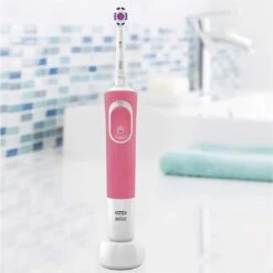 Oral B Oral-B Vitality 100 Roze CrossAction - Elektrische Tandenborstel - Powered By Braun -Mondverzorgings Winkel 1200x1198 93
