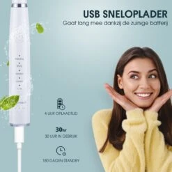 Merkloos Tandsteen Verwijderaar Elektrisch – Tandenborstel Opzetstukken - Tandarts Spiegel - 5 Standen -Wit -Mondverzorgings Winkel 1200x1200 1015