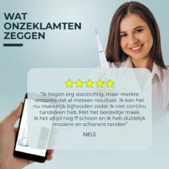 Merkloos Tandsteen Verwijderaar Elektrisch – Tandenborstel Opzetstukken - Tandarts Spiegel - 5 Standen -Wit -Mondverzorgings Winkel 1200x1200 1016