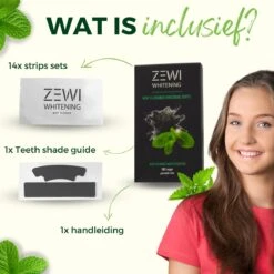 Zewi Professionele Tandenbleek Strips Tandenbleekset Whitening Strips Crest Whitestrips Teeth Kit Tanden Bleken Witte Tanden Zonder Peroxide - 28 Strips -Mondverzorgings Winkel 1200x1200 1074