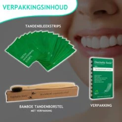 Dutchable Whitening Strips - Teeth Whitening Strips - Tandenbleek Strips - Met GRATIS Bamboe Tandenborstel - 100% Biologisch - Vegan - PAP+ -Mondverzorgings Winkel 1200x1200 1144