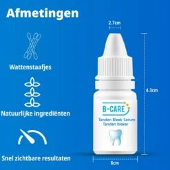 B-care Tanden Bleker – Wittere Tanden – Teeth Whitening Strips – Professioneel Resultaat - Tandsteen Verwijderaar - Zonder Peroxide - Tandenbleekset - Tanden Bleken -Mondverzorgings Winkel 1200x1200 1175