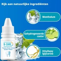 B-care Tanden Bleker – Wittere Tanden – Teeth Whitening Strips – Professioneel Resultaat - Tandsteen Verwijderaar - Zonder Peroxide - Tandenbleekset - Tanden Bleken -Mondverzorgings Winkel 1200x1200 1176