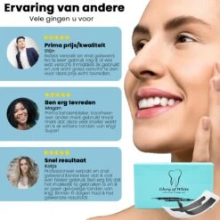Glory Of White - Professionele Tandenbleek Strips - 28 Strips - Teeth Whitening Strips - Wittere Tanden - Zonder Peroxide - Tanden Bleken 15 Glory Of White - Professionele Tandenbleek Strips - 28 Strips - Teeth Whitening Strips - Wittere Tanden - Zonder Peroxide - Tanden Bleken -Mondverzorgings Winkel 1200x1200 1186