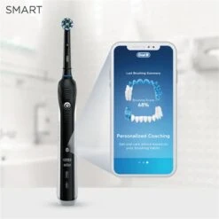 Oral B Oral-B Smart 4 4500 - Zwart - Elektrische Tandenborstel - Powered By Braun - 1 Handvat En 2 Opzetborstels -Mondverzorgings Winkel 1200x1200 168