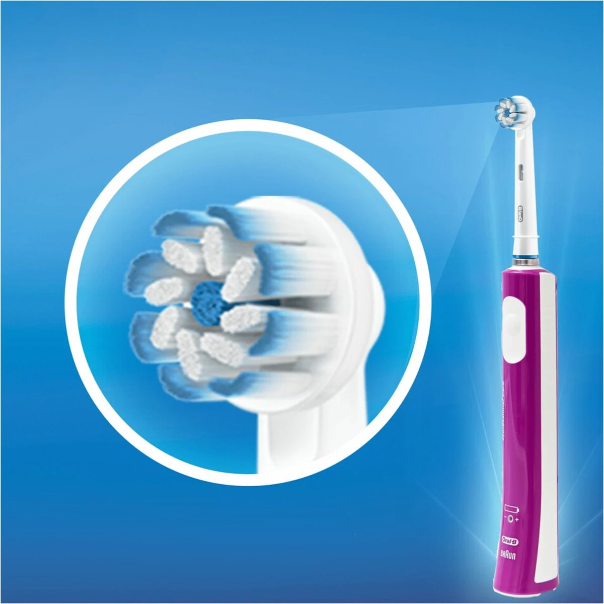 Oral B Oral-B Junior - Elektrische Tandenborstel - Paars 8 Oral B Oral-B Junior - Elektrische Tandenborstel - Paars - Afbeelding 6