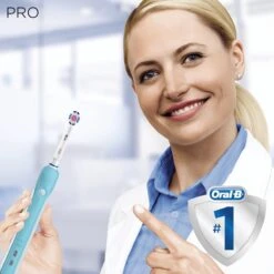 Oral B Oral-B Pro 1 700 - Oplaadbare Elektrische Tandenborstel - Powered By Braun - Blauw -Mondverzorgings Winkel 1200x1200 193