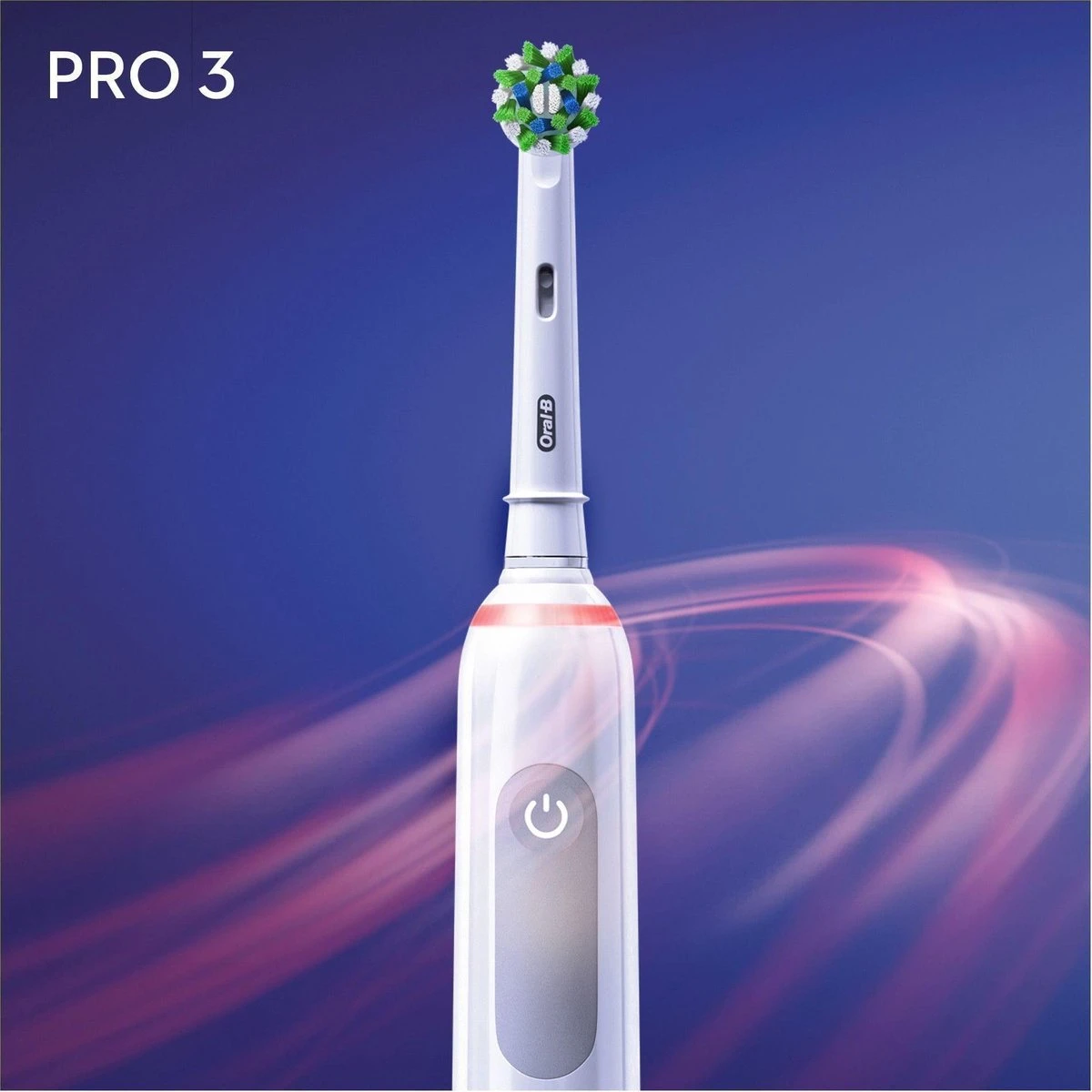 Oral B Oral-B Pro 3 3000 - Wit - Elektrische Tandenborstel - Ontworpen Door Braun - 1 Handvat En 1 Opzetborstel 8 Oral B Oral-B Pro 3 3000 - Wit - Elektrische Tandenborstel - Ontworpen Door Braun - 1 Handvat En 1 Opzetborstel - Afbeelding 6