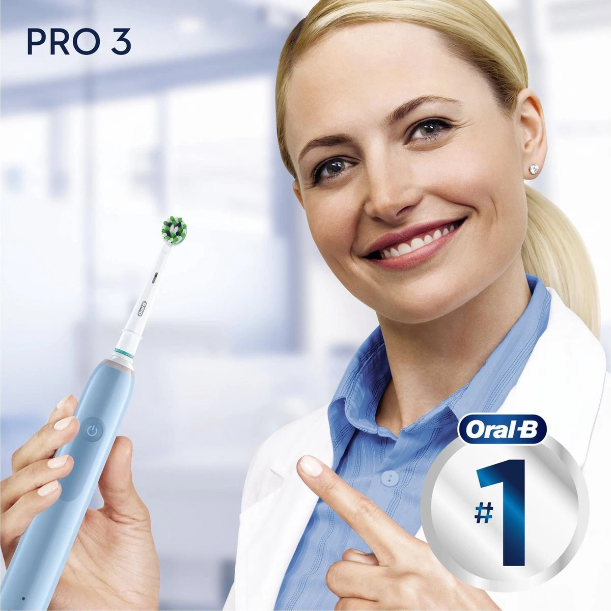 Oral B Oral-B PRO 3 3700 Elektrische Tandenborstel Blauw 9 Oral B Oral-B PRO 3 3700 Elektrische Tandenborstel Blauw - Afbeelding 7