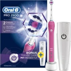 Oral B Oral-B PRO 2500 3D - Elektrische Tandenborstel - Roze -Mondverzorgings Winkel 1200x1200 313